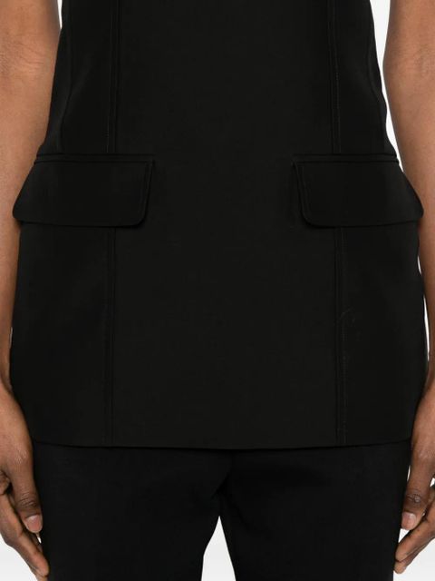 TOTEME strapless pocket top - Black