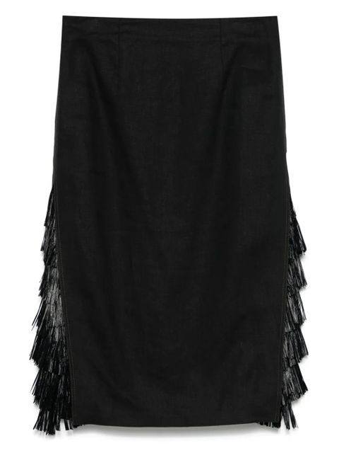 16Arlington Dafne midi skirt - Black - zdjęcie produktu nr 1
