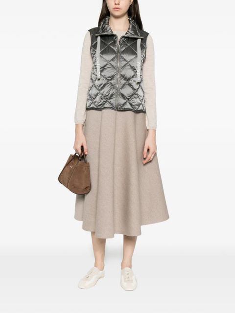 Max Mara The Cube quilted sleeveless gilet - Grey - zdjęcie produktu nr 2