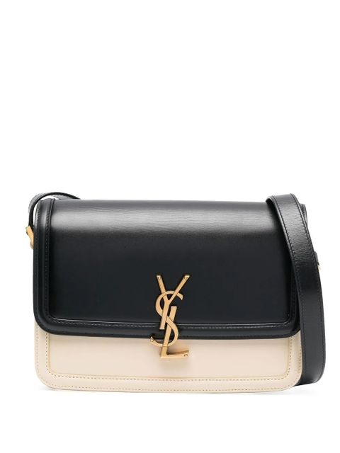 Saint Laurent Solferino two-tone shoulder bag - Black - zdjęcie produktu nr 1