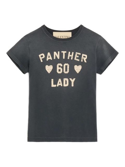 Valentino Garavani Panther Lady-print T-shirt - Grey - zdjęcie produktu nr 1