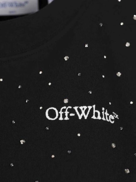 Off-White embellished logo T-shirt - Black