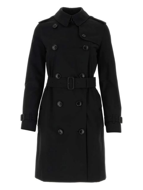 Burberry double-breasted cotton coat - Black - zdjęcie produktu nr 1