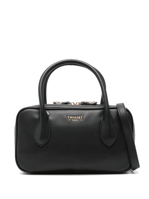 TWINSET logo-lettering tote bag - Black - zdjęcie produktu nr 1