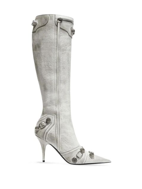 Balenciaga Cagole point-toe boots - White