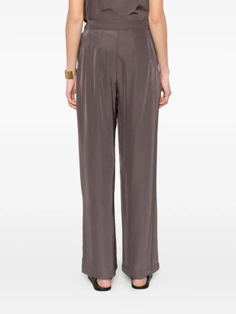 Eleh gathered trousers - Brown