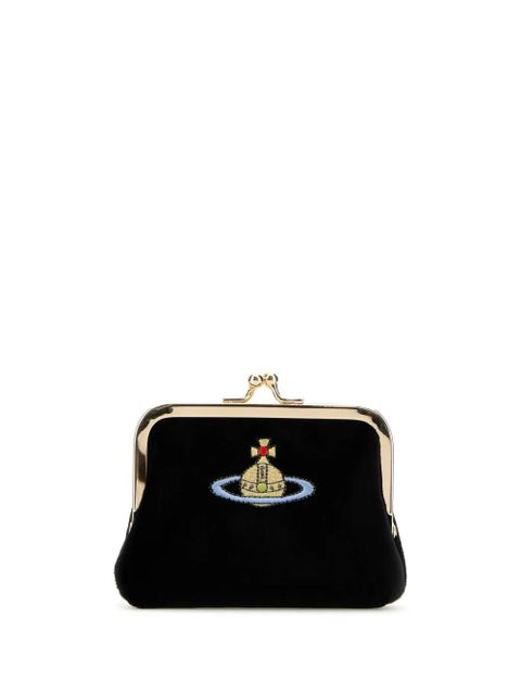Vivienne Westwood Orb-embroidered wallet - Black - zdjęcie produktu nr 1
