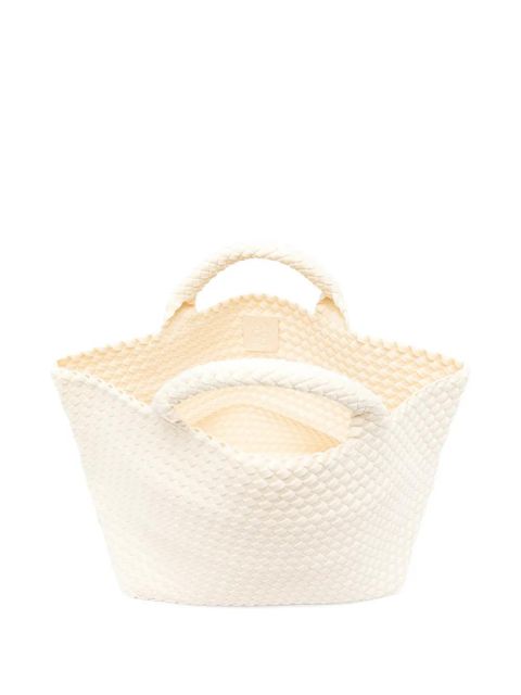 NAGHEDI medium St. Barths woven tote bag - Neutrals