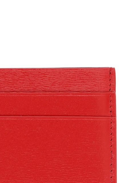 Jil Sander logo-stamp cardholder - Red - zdjęcie produktu nr 2
