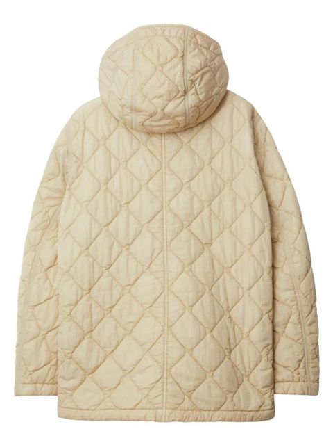 Burberry quilted hooded jacket - Neutrals