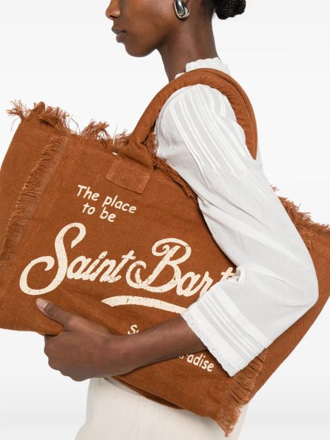 MC2 Saint Barth Vanity fringed tote 0bag - Brown - zdjęcie produktu nr 2