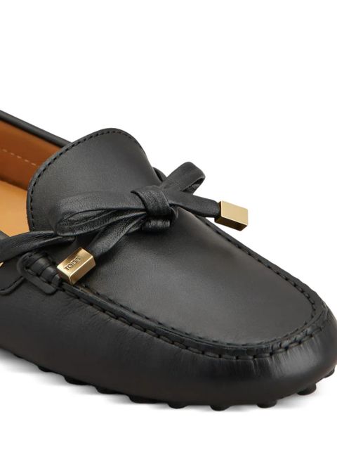 Tod's bow-detail gommino loafers - Black