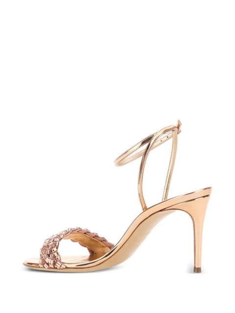 Casadei embellished sandals - Gold