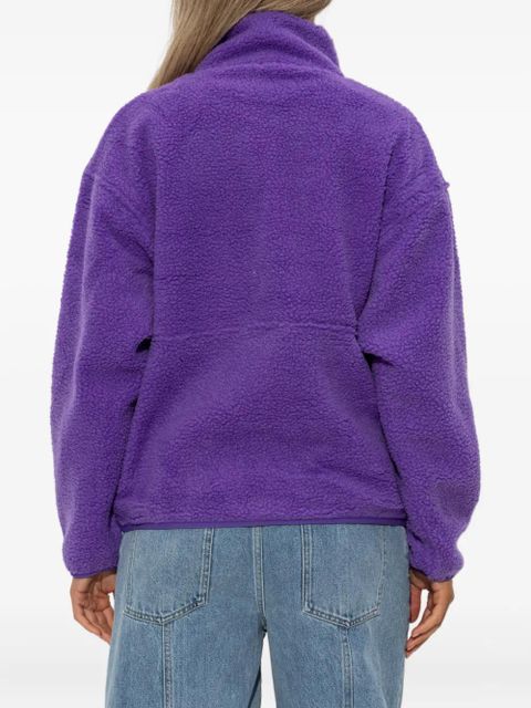 American Vintage Hoktown high-neck fleece jacket - Purple