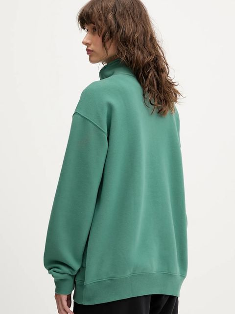 Abercrombie & Fitch bluza damska kolor zielony gładka KI152-5342-330