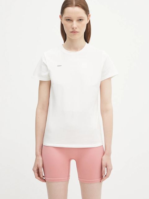 Pangaia t-shirt Cotton-Stretch T-shirt damski kolor biały 10002430 - zdjęcie produktu nr 1