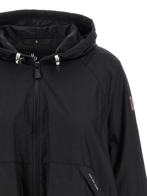 Moncler Grenoble Samedans Jacket mesh-trimmed jacket - Black