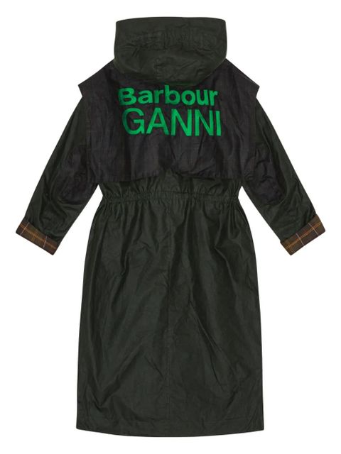 GANNI x Barbour hooded coat - Green - zdjęcie produktu nr 2