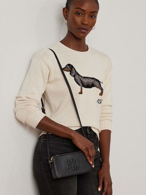 Lauren Ralph Lauren portfel damski kolor czarny 432951475