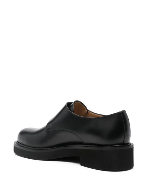 Valentino Garavani VLogo Signature leather monk shoes - Black