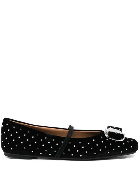 Ferragamo Vara buckle ballet flats - Black - zdjęcie produktu nr 1