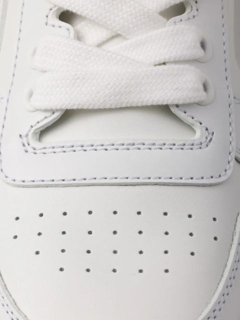 Prada Downtown Bold leather sneakers - White