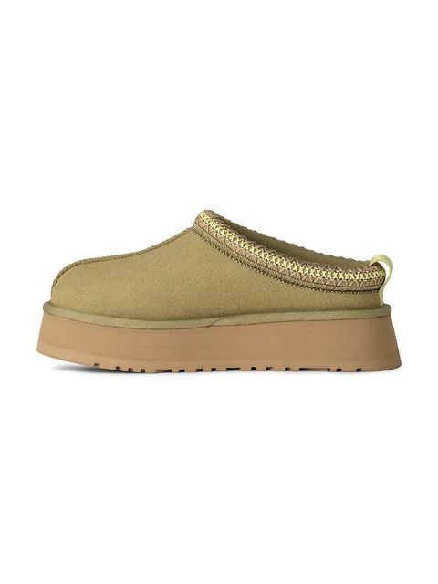 UGG kapcie zamszowe Tazz II kolor zielony 1174471.MBRS