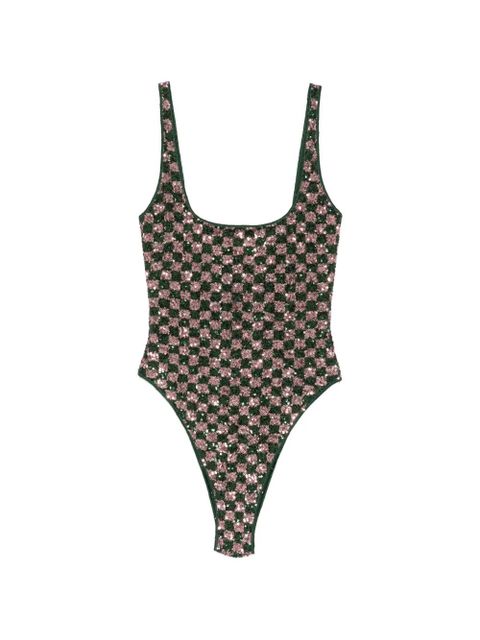 Oséree sequined swimsuit - Green - zdjęcie produktu nr 1