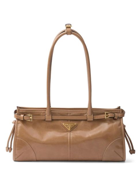 Prada medium Bonnie tote bag - Brown - zdjęcie produktu nr 1