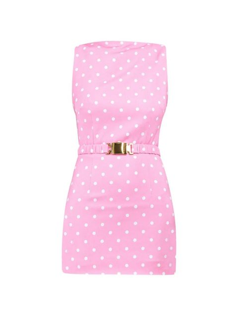 Rowen Rose polka-dots mini dress - Pink - zdjęcie produktu nr 1