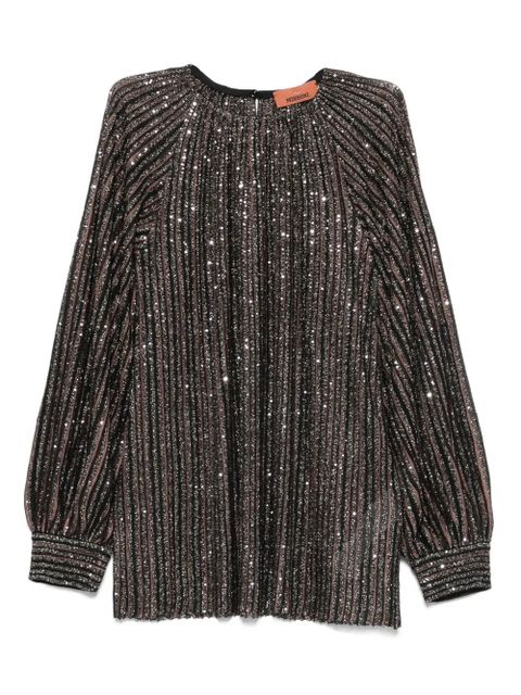 Missoni sequin-striped top - Brown - zdjęcie produktu nr 1
