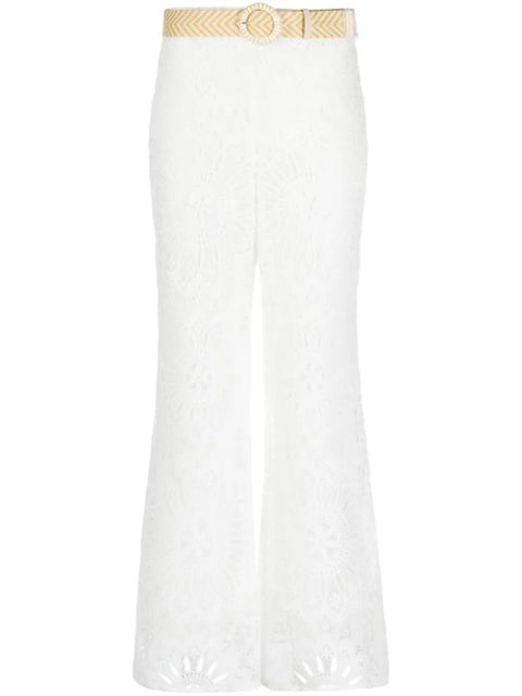 ZIMMERMANN Chintz Dolly lace trousers - White - zdjęcie produktu nr 1