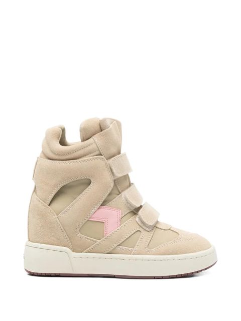 ISABEL MARANT touch-strap sneakers - Neutrals - zdjęcie produktu nr 1
