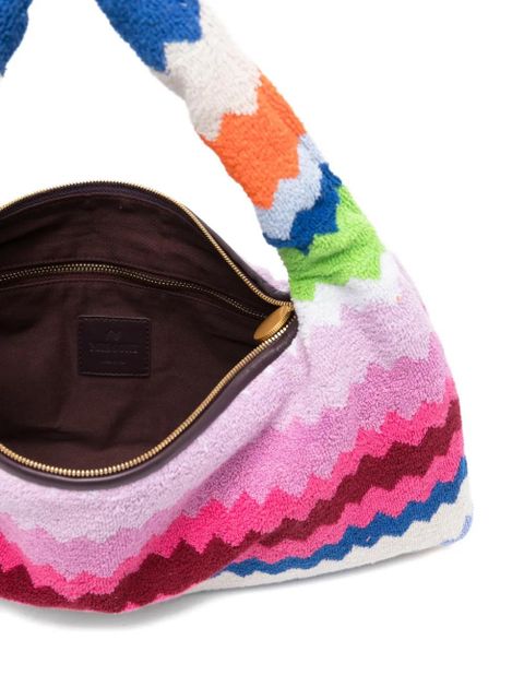 Missoni zigzag handle tote bag - Pink