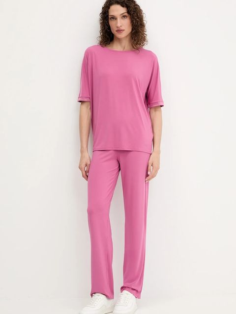 BOSS t-shirt damski kolor różowy 50545569 - zdjęcie produktu nr 2