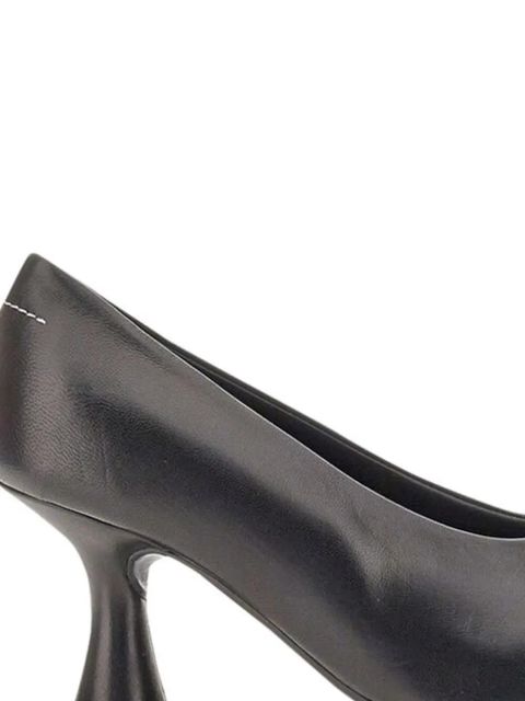 MM6 Maison Margiela 75mm pointed-toe heeled pumps - Black - zdjęcie produktu nr 2