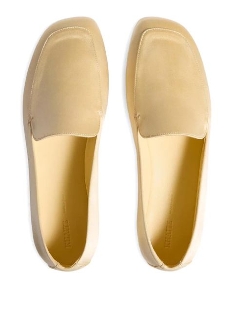 KHAITE Monroe slip-on loafers - Yellow