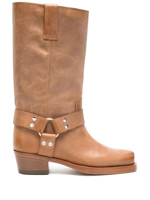 Paris Texas Roxy 50mm leather boots - Brown - zdjęcie produktu nr 1