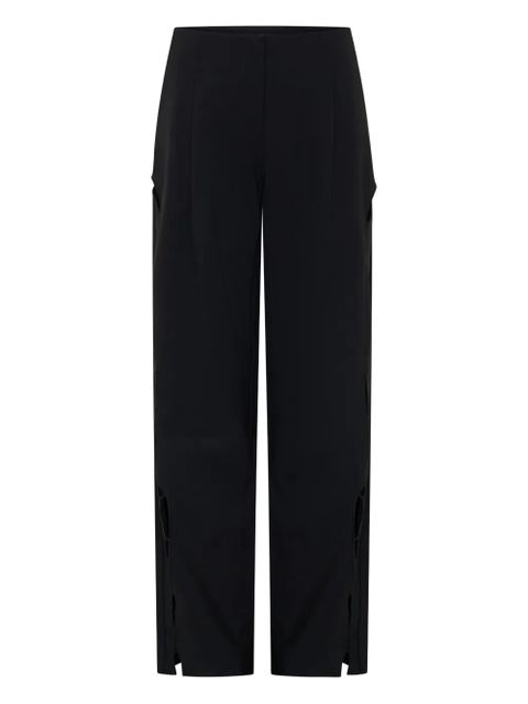 Christopher Esber tailored cut-out trousers - Black - zdjęcie produktu nr 1