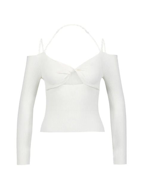 Altuzarra Odin cut-out ribbed-knit sweater - White - zdjęcie produktu nr 1