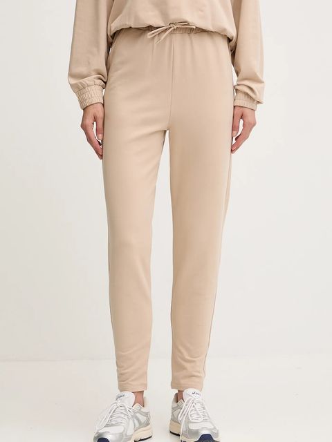 EA7 Emporio Armani dres damski kolor beżowy AF12502.7W000687