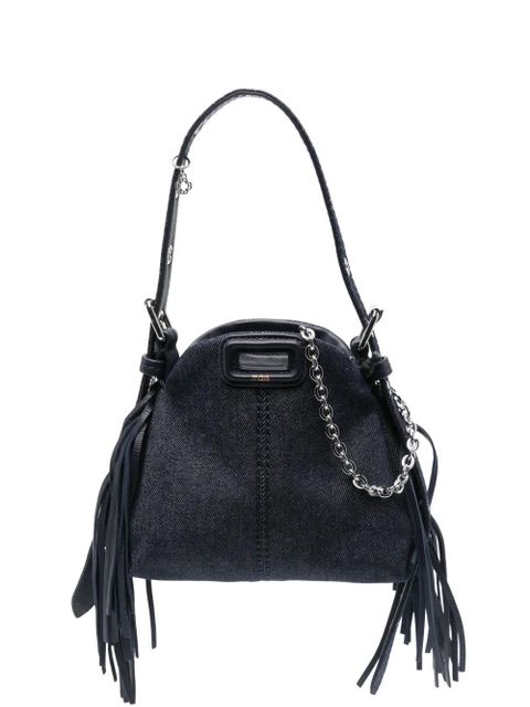 Maje Miss M denim micro bag - Blue - zdjęcie produktu nr 1