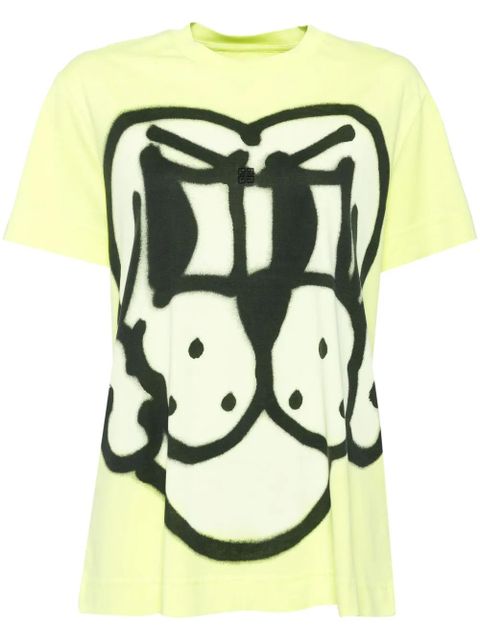 Givenchy graphic-printed t-shirt - Green - zdjęcie produktu nr 1