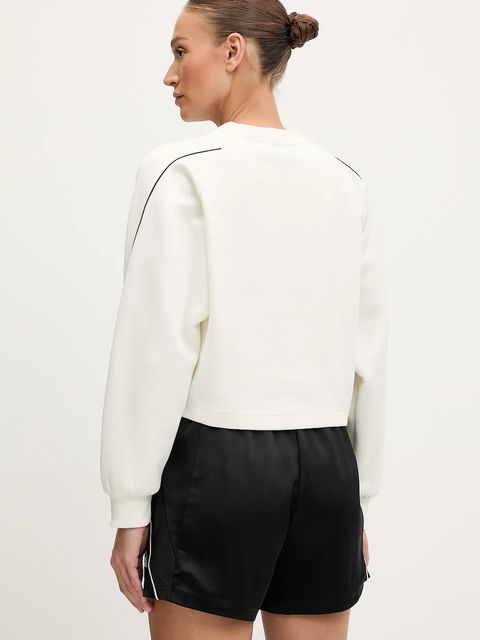 adidas bluza Stadium damska kolor beżowy z aplikacją JW0506