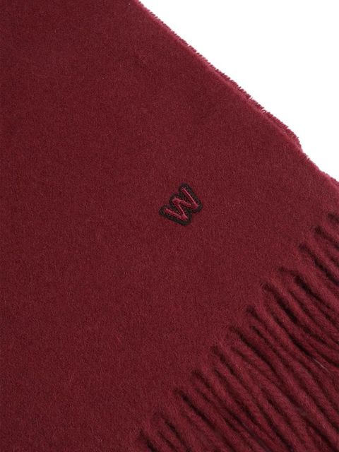 Weekend Max Mara SCOGLIO fringed scarf - Red