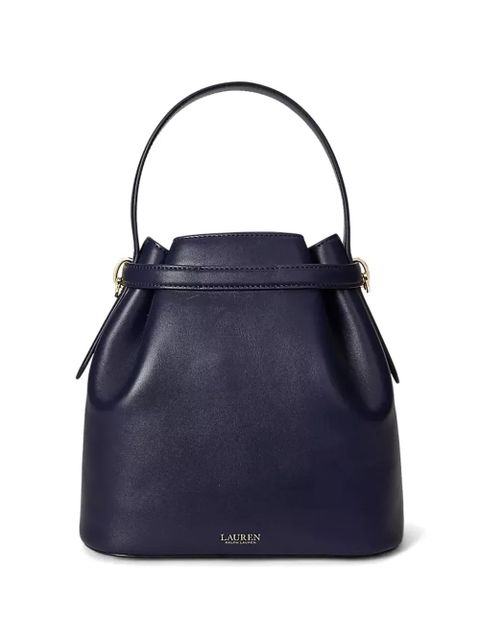 Lauren Ralph Lauren medium Blaike buckle-detail bucket bag - Blue