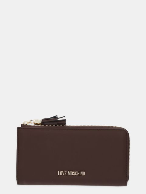 Love Moschino portfel damski kolor brązowy JC5690PP0NKD0313 - zdjęcie produktu nr 1
