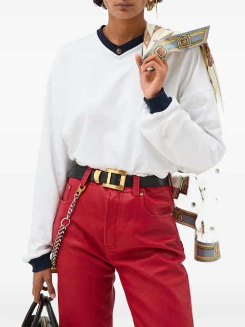 Versace V-neck top - White - zdjęcie produktu nr 2