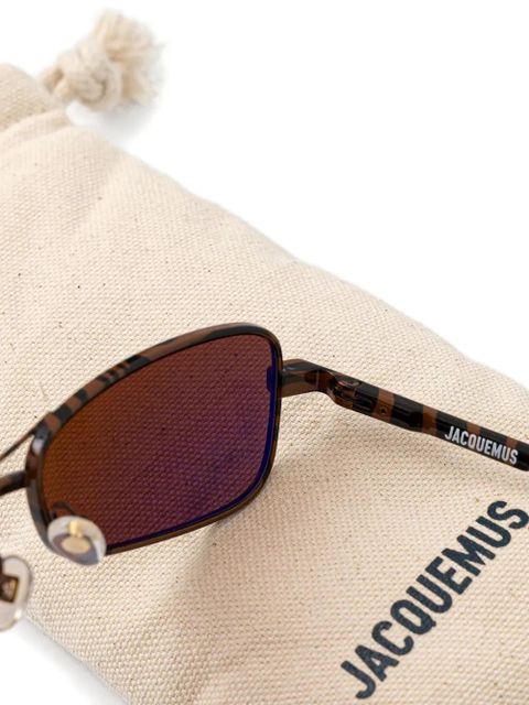 Jacquemus Statzione sunglasses - Brown