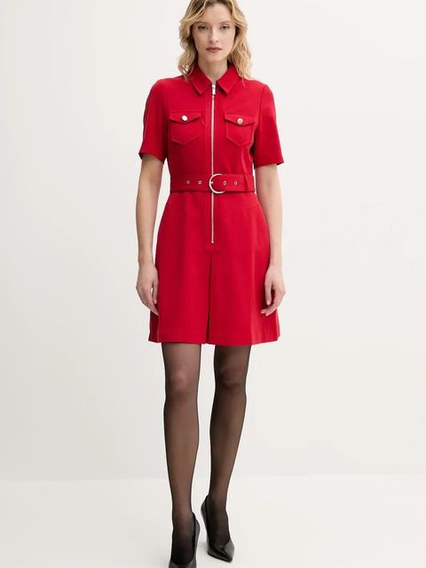 Morgan sukienka RABIK kolor czerwony mini rozkloszowana RABIK - zdjęcie produktu nr 2